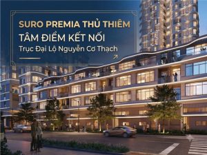 Phối cảnh khối đế shophouse dự án Suro Premia mặt tiền đại lộ Nguyễn Cơ Thạch